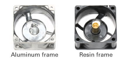 ▲Fig. 1 Aluminum frame / Resin frame