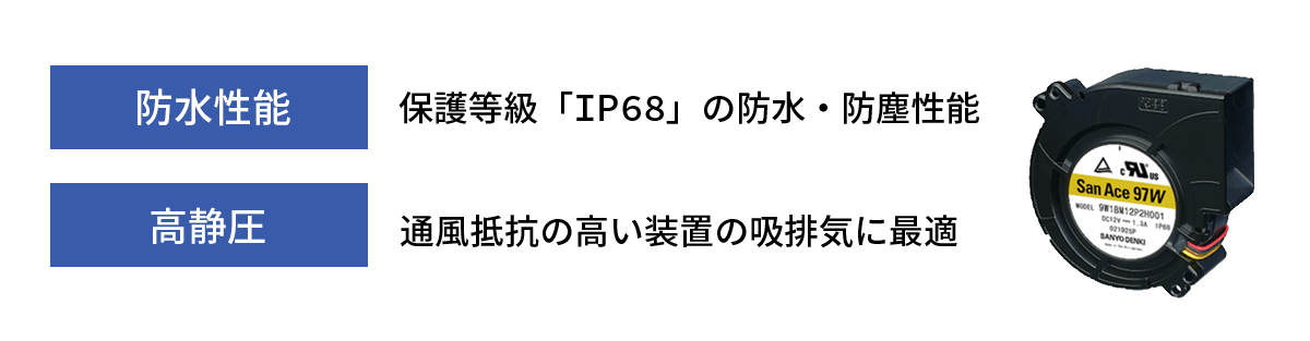 リバーシブルフローファン